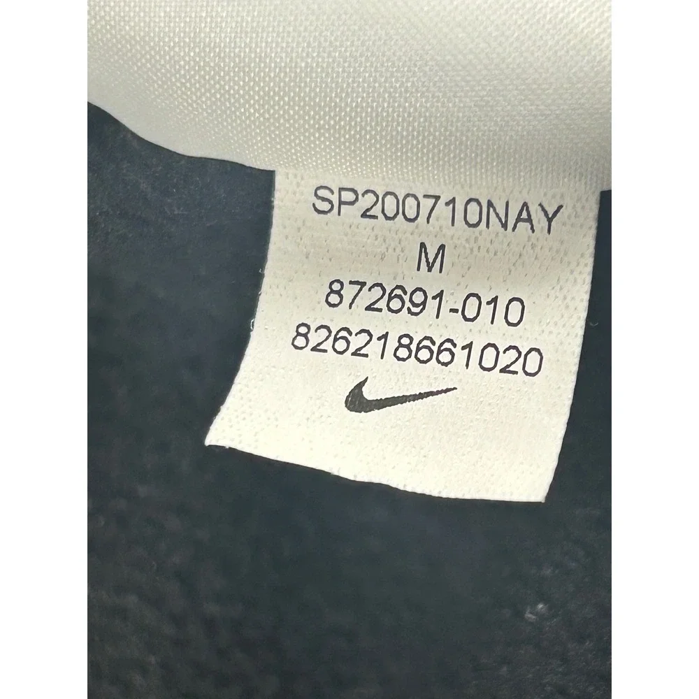 Nike Dri-Fit Full Zip Hoodie Kids Medium Black Performance Sweatshirt 872691-010